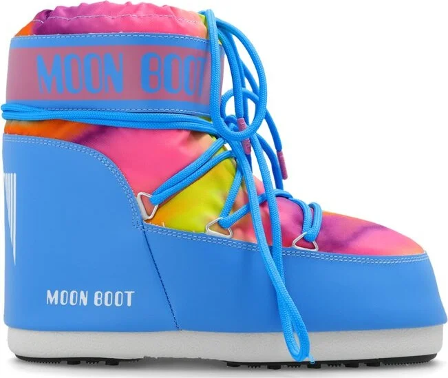 Moon Boot Icon Low Tie-Dyed Lace-Up Boots
