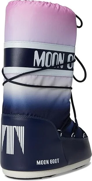 MOON BOOT Icon Moonrise Boots Blue : EU 35-38 (US Men's 3.5-6 - Women's 4.5-7) Medium, Synthetic - Image 4