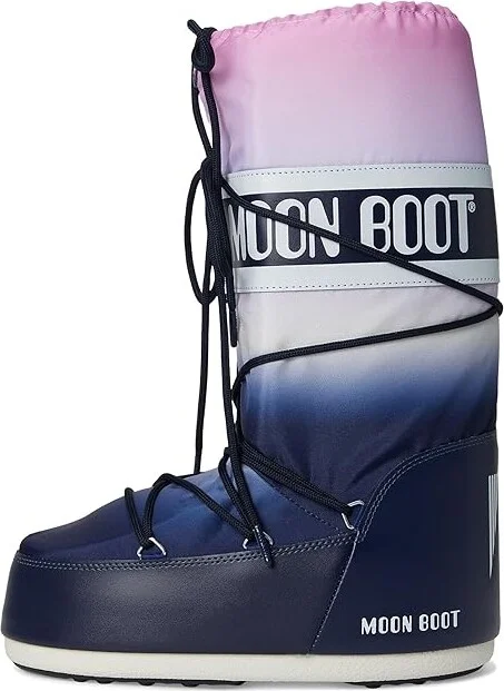 MOON BOOT Icon Moonrise Boots Blue : EU 35-38 (US Men's 3.5-6 - Women's 4.5-7) Medium, Synthetic - Image 6