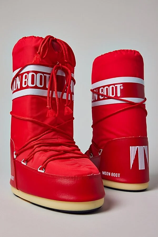 Moon Boot Icon Nylon Boot in Black - Image 3