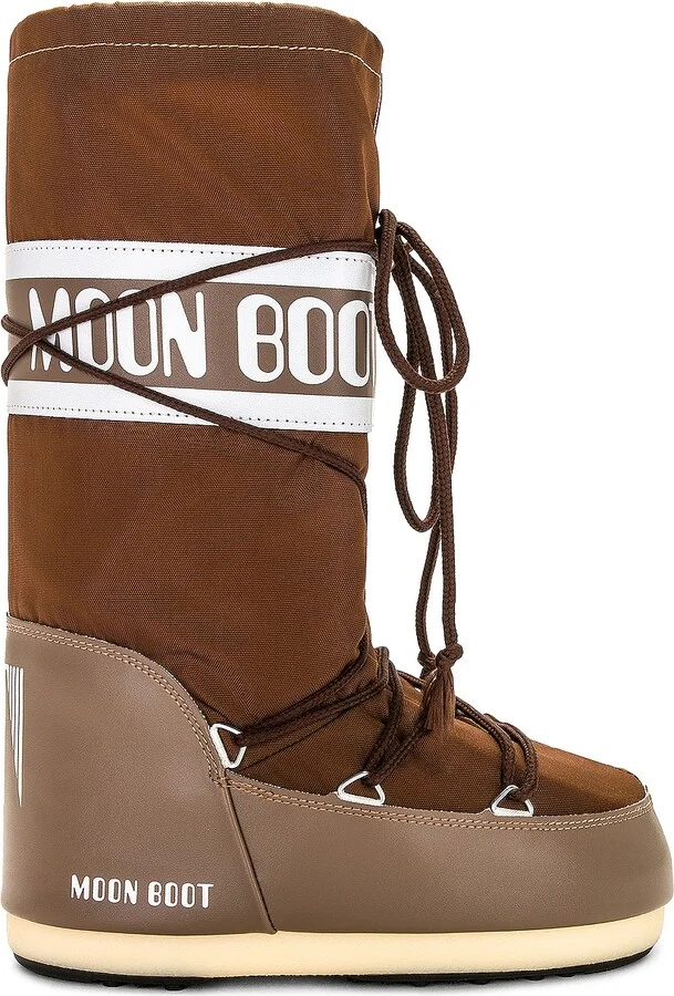 MOON BOOT Icon Nylon Boot in Brown