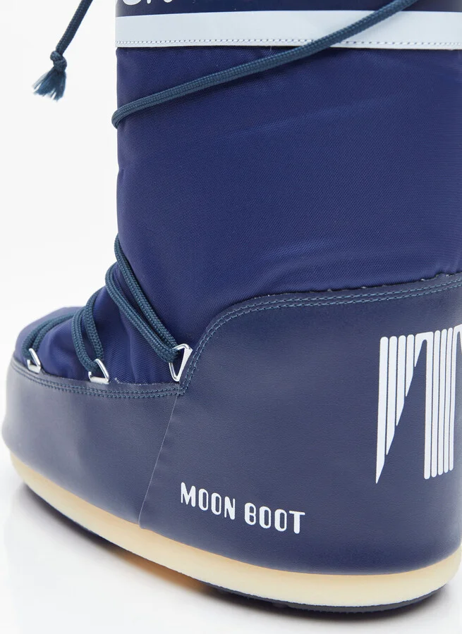 Moon Boot Icon Nylon Boots - Boots Blue Eu 42 - 44 - Image 2