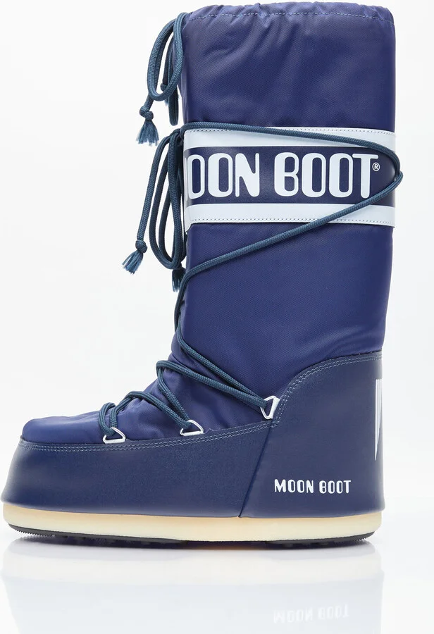 Moon Boot Icon Nylon Boots - Boots Blue Eu 42 - 44 - Image 3