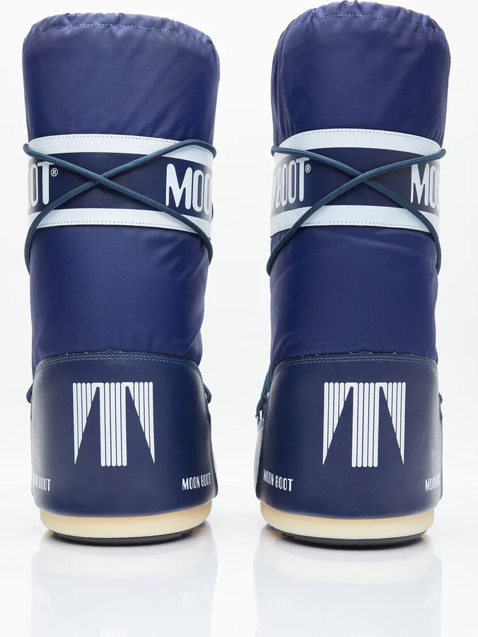 Moon Boot Icon Nylon Boots - Boots Blue Eu 42 - 44 - Image 5
