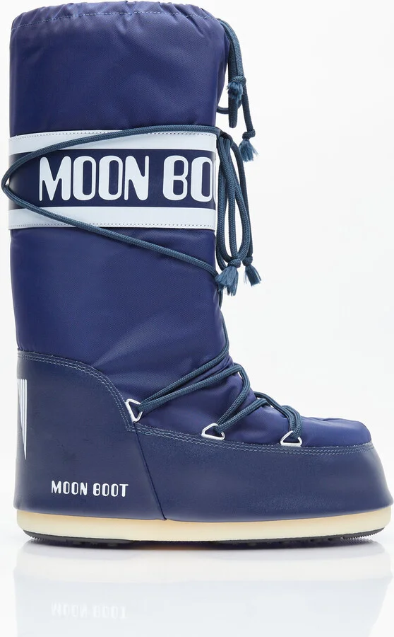 Moon Boot Icon Nylon Boots - Boots Blue Eu 42 - 44