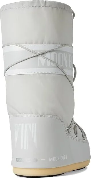 MOON BOOT Icon Nylon Boots Glacier Grey : 45-47 (US Men's 11.5-13 - Women's 12.5-14) Medium - Image 4