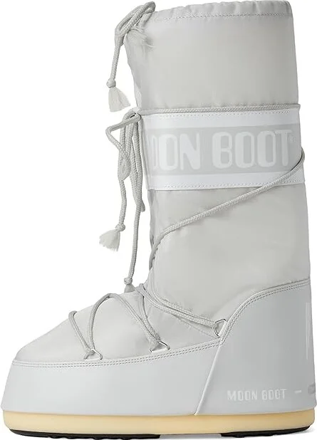 MOON BOOT Icon Nylon Boots Glacier Grey : 45-47 (US Men's 11.5-13 - Women's 12.5-14) Medium - Image 6