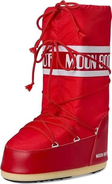 MOON BOOT Icon Nylon Boots Glacier Grey : 45-47 (US Men's 11.5-13 - Women's 12.5-14) Medium - Image 11