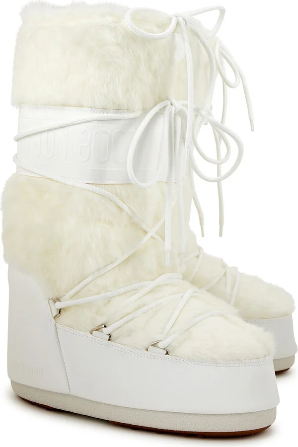 Moon Boot Icon Padded Faux fur Mid-calf Snow Boots - Image 6
