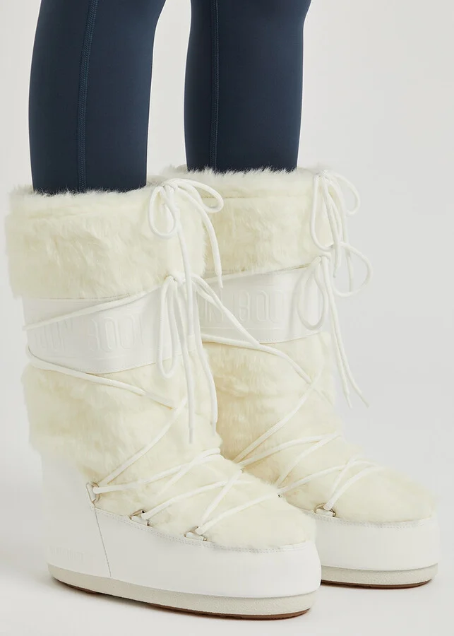 Moon Boot Icon Padded Faux fur Mid-calf Snow Boots - Image 9