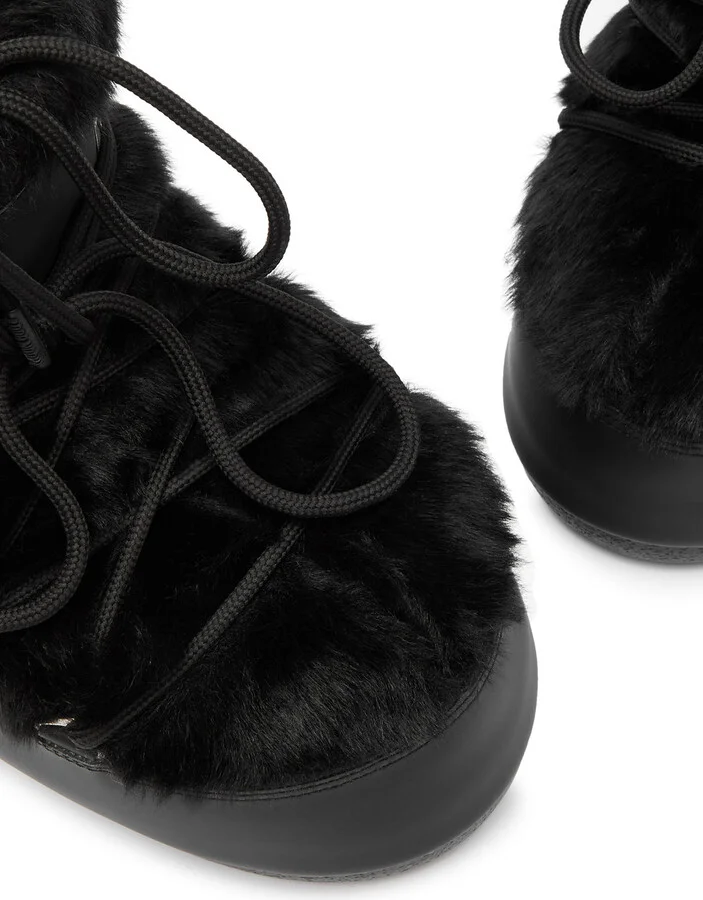 Moon Boot Icon Padded Faux fur Snow Boots - Image 3