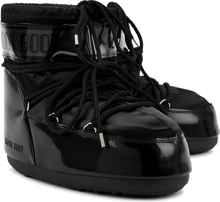 Moon Boot Icon Padded Metallic Satin Snow Boots - Image 6