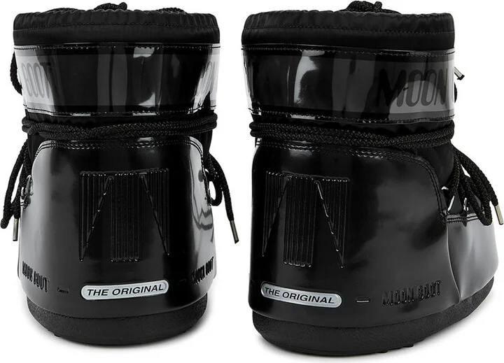 Moon Boot Icon Padded Metallic Satin Snow Boots - Image 7