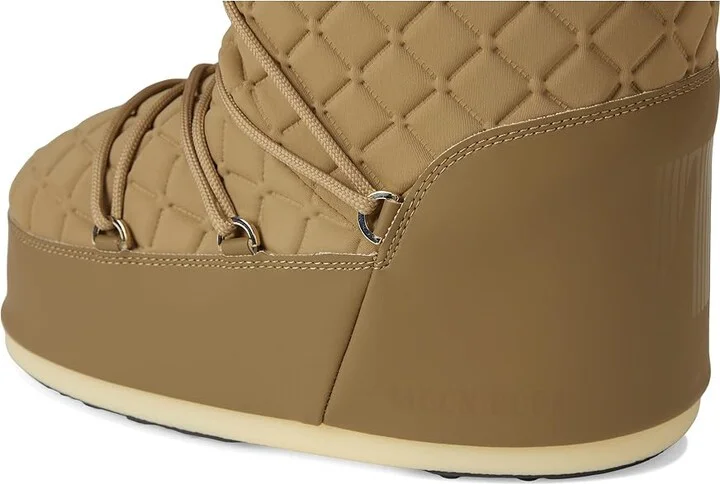 MOON BOOT Icon Quilt Boots Caramel : EU 42-44 (US Men's 9-10.5 - Women's 10-11.5) Medium, Lace/Nylon/Rubber - Image 7