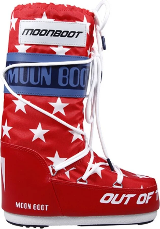 Moon Boot Icon Retrobiker Lace-Up Snow Boots