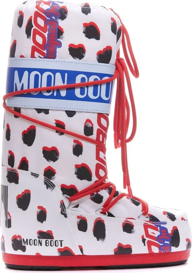 Moon Boot Icon Retrobiker Lace-Up Snow Boots