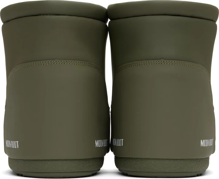 Moon Boot Khaki Icon Low Rubber Boots - Image 2