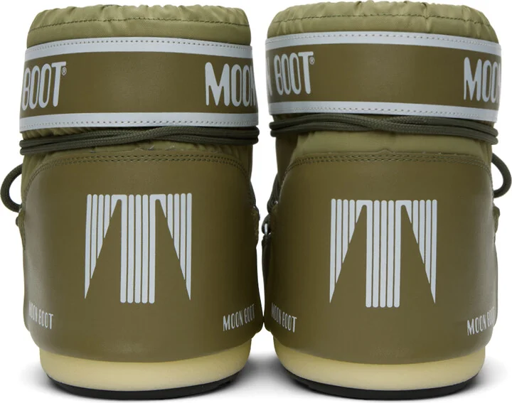 Moon Boot Khaki Low Icon Boots - Image 2