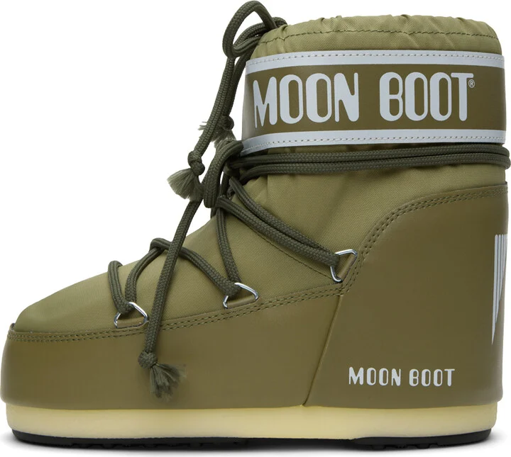 Moon Boot Khaki Low Icon Boots - Image 3