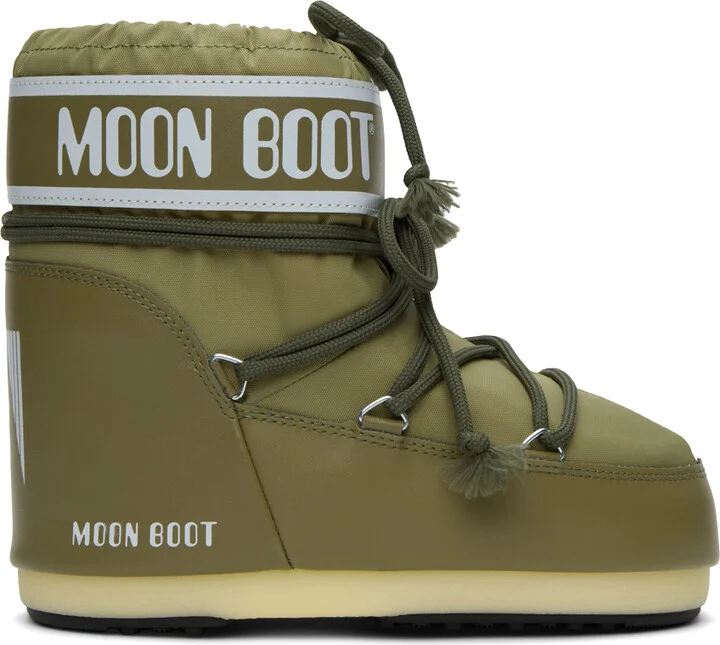 Moon Boot Khaki Low Icon Boots