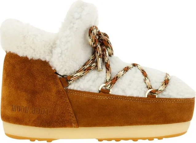 Moon Boot Logo Detailed Lace-Up Boots