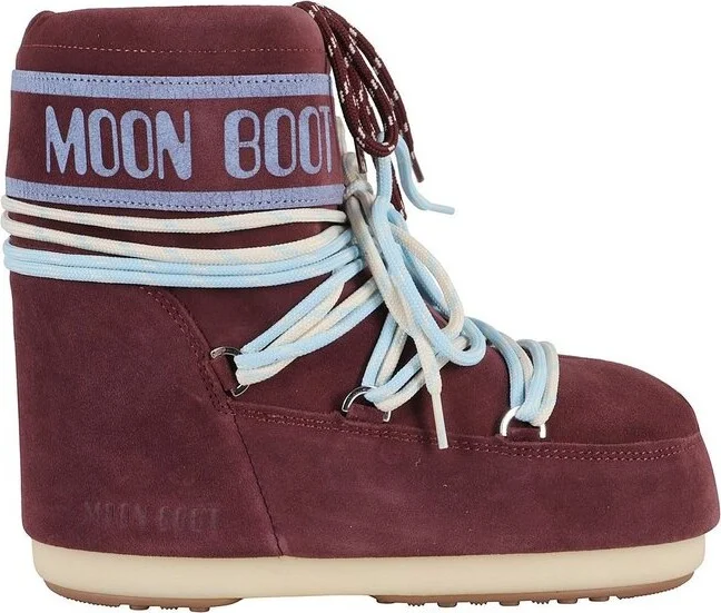Moon Boot Logo Printed Drawstring Boots