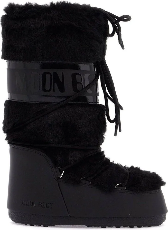 Moon Boot Logo Printed Lace-Up Snow Boots