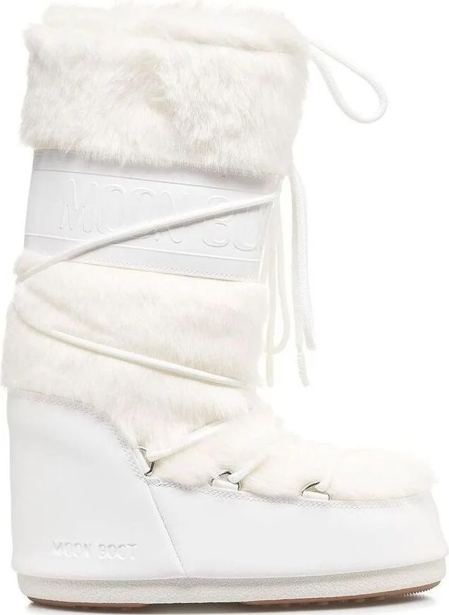 Moon Boot Logo Printed Lace-Up Snow Boots