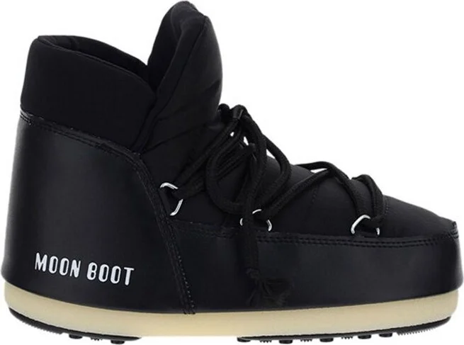 Moon Boot Logo Printed Round Toe Boots