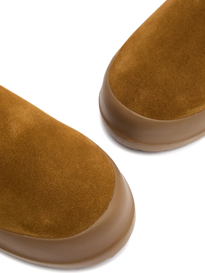 Moon Boot Luna Low-suede Ankle Boots Tan/brown UK6 - Image 3