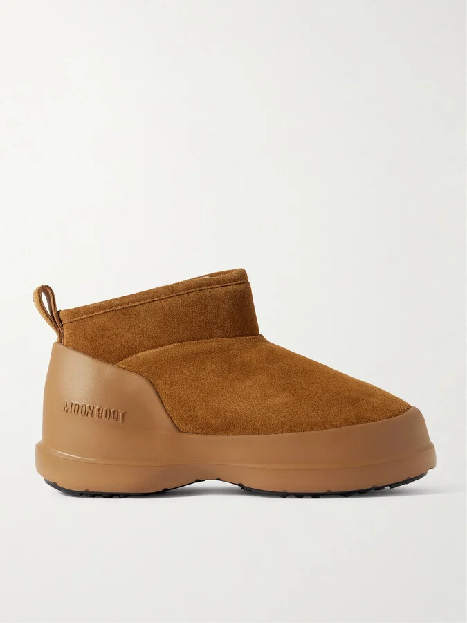 Moon Boot - Luna Low Suede Boots - Brown