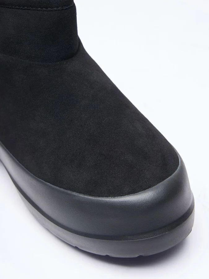 Moon Boot Luna Low Suede Boots - Woman Boots Black Eu - 41 - Image 2