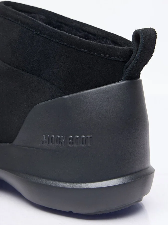 Moon Boot Luna Low Suede Boots - Woman Boots Black Eu - 41 - Image 5