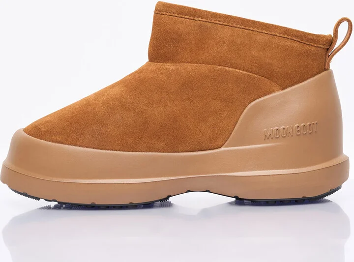 Moon Boot Luna Low Suede Boots - Woman Boots Brown Eu - 40 - Image 4