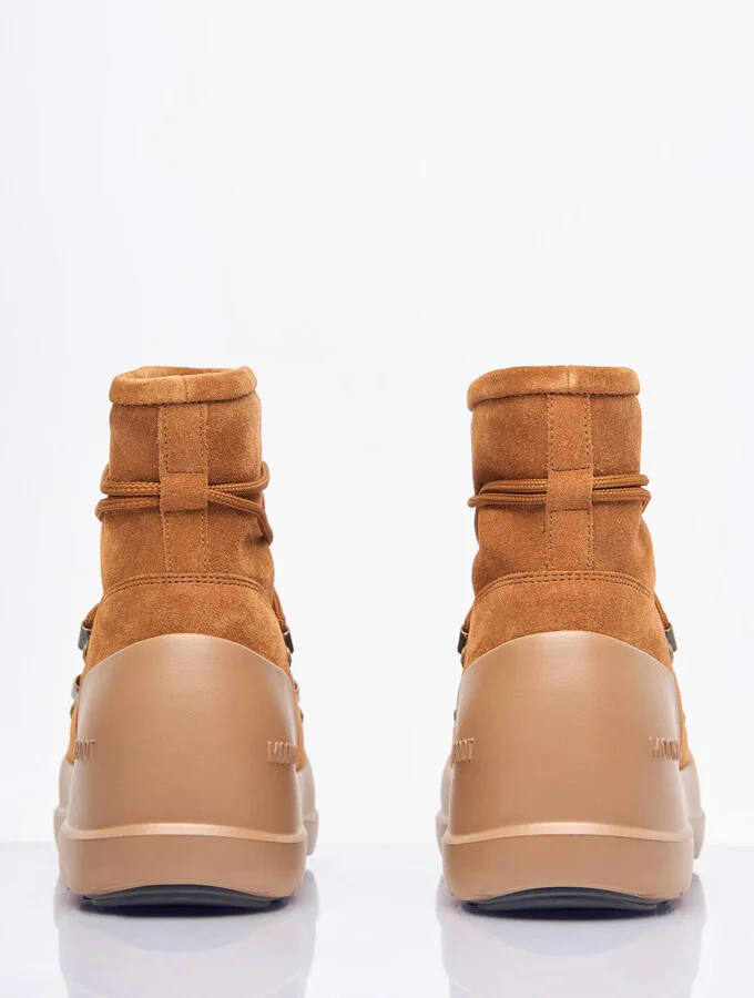 Moon Boot Luna Suede Boots - Woman Boots Brown Eu - 38 - Image 5