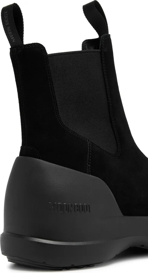Moon Boot Luna Suede Chelsea Boots Beige UK8 - Image 8