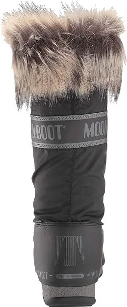MOON BOOT Moon Boot(r) Monaco WP 2 Women's Boots Black : EU 36 (US Women's 5.5) B - Medium, Canvas/Textile - Image 5