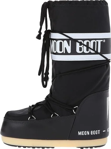 MOON BOOT Moon Boot(r) Nylon Cold Weather Boots Black : EU 45-47 (US Men's 11.5-13 - Women's 12.5-14) Medium - Image 5