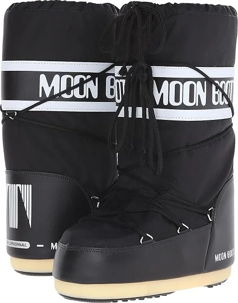 MOON BOOT Moon Boot(r) Nylon Cold Weather Boots Black : EU 45-47 (US Men's 11.5-13 - Women's 12.5-14) Medium