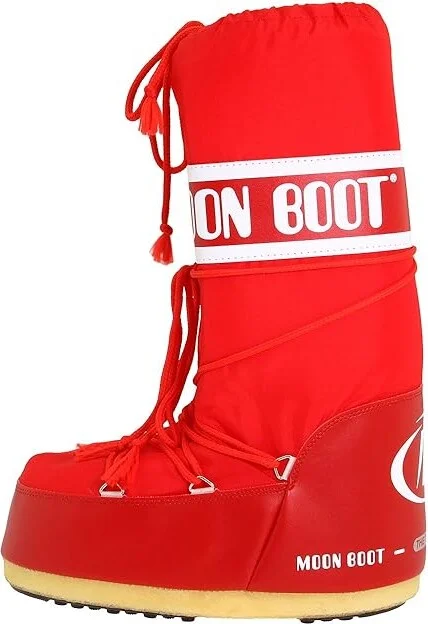 MOON BOOT Moon Boot(r) Nylon Cold Weather Boots Red : EU 35-38 (US Men's 3.5-6 - US Women's 4.5-7) Medium - Image 7