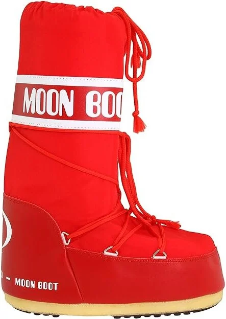 MOON BOOT Moon Boot(r) Nylon Cold Weather Boots Red : EU 35-38 (US Men's 3.5-6 - US Women's 4.5-7) Medium - Image 8