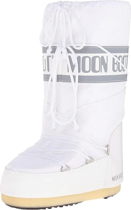 MOON BOOT Moon Boot(r) Nylon Cold Weather Boots White : EU 35-38 (US Men's 3.5-6 - US Women's 4.5-7) Medium - Image 2