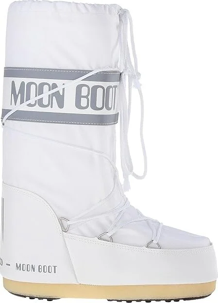 MOON BOOT Moon Boot(r) Nylon Cold Weather Boots White : EU 35-38 (US Men's 3.5-6 - US Women's 4.5-7) Medium - Image 8