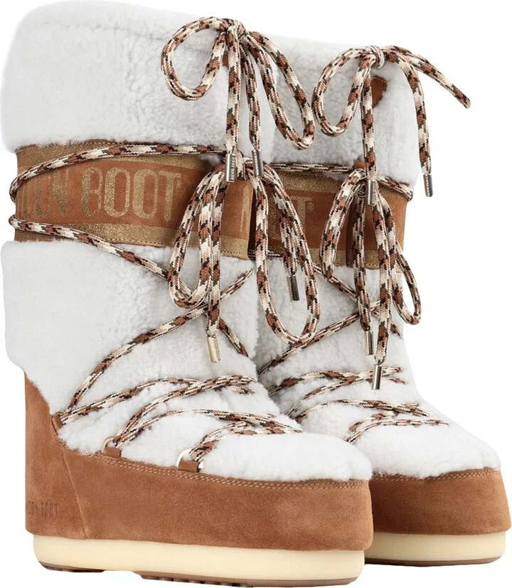 Moon Boot Moon Boot Shearling Woman Boot - Image 4