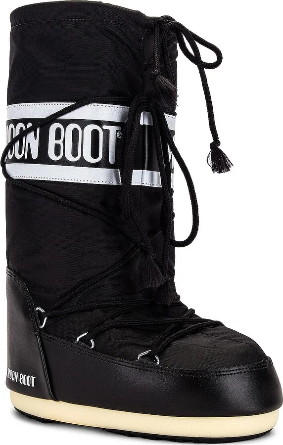 MOON BOOT Nylon Classic Boot in Black - Image 2