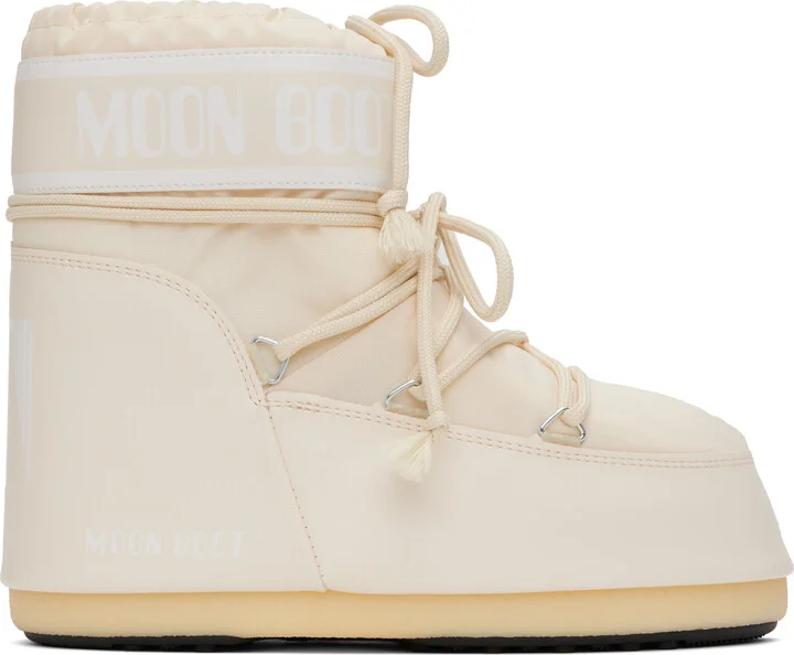 Moon Boot Off-White Icon Low Nylon Boots