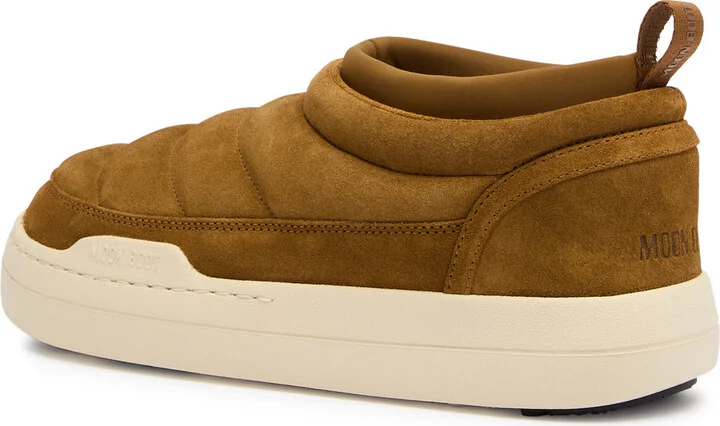 Moon Boot Park Quilted Panelled Suede Sneakers - Image 2