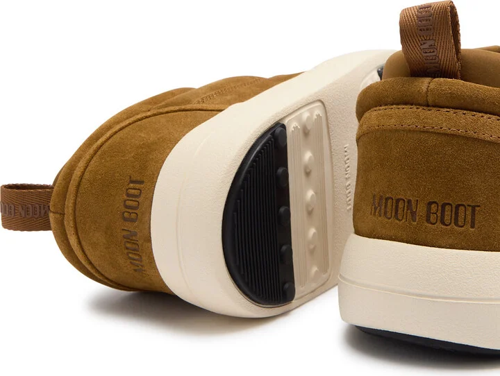 Moon Boot Park Quilted Panelled Suede Sneakers - Image 4