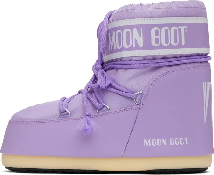 Moon Boot Purple Icon Low Nylon Boots - Image 3