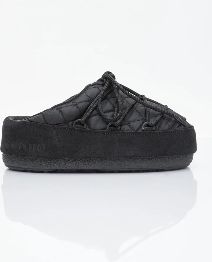 Moon Boot Quilted Mules - Woman Mules Black Eu - 39 - 40